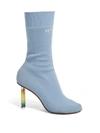 Vetements Lighter-heel Sock Ankle Boots In Light Blue