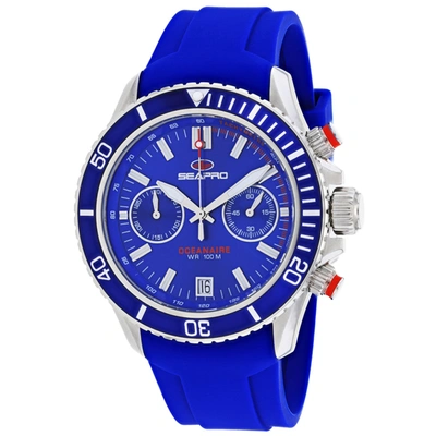 Seapro Men's Blue Dial Watch
