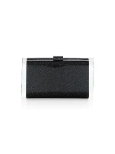 Edie Parker Lara Acrylic Confetti Clutch In Star