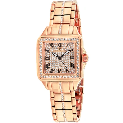 Christian Van Sant Women's Rose Gold Dial Watch In Beige