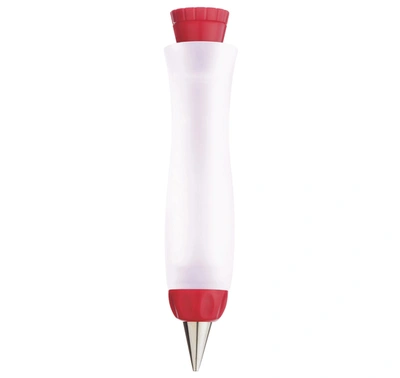 Cuisipro Deluxe Decorating Pen Cookie And Cupcake Baking Food Frosting Pen In Red