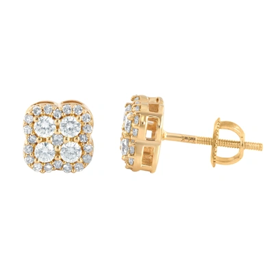 Monary 14k Yellow Gold Earrings With 0.5 Ct. Diamonds