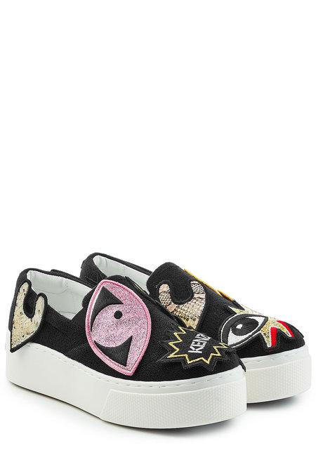 kenzo slip on sneakers