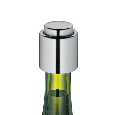 Cilio 18/10 Stainless Steel Wine Sealer In Silver