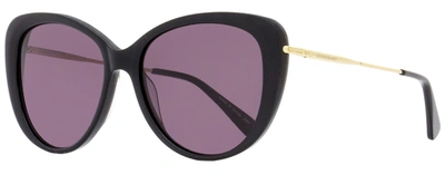 Longchamp Women's Butterfly Sunglasses Lo674s 001 Black/gold 56mm