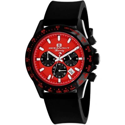 Oceanaut Men's Red Dial Watch