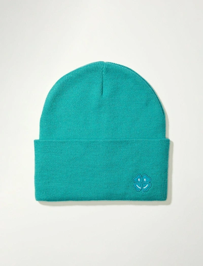 Lucky Brand Smiley Beanie In Blue