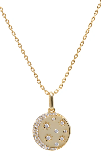Savvy Cie Jewels Gold Over Sterling Pendant In White