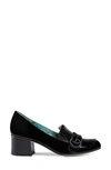 Gucci Marmont Gg Patent Leather Loafer Pumps In Black