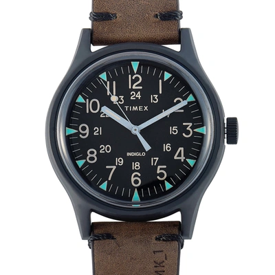 Timex Mk1 40mm Watch Tw2r96900 In Black / Brown