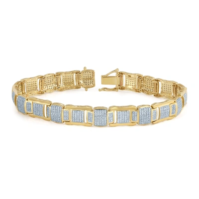 Monary 10k Yellow Gold Bracelets With 2.92 Ct. Diamonds