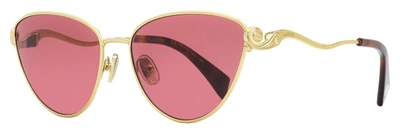 Lanvin Women's Rateau Cat-eye Sunglasses Lnv112s 716 Gold/havana 59mm