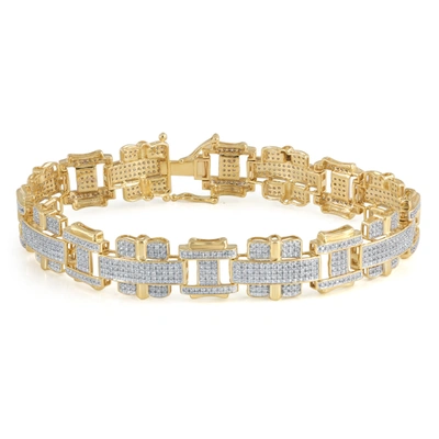 Monary 10k Yellow Gold Bracelets With 3.05 Ct. Diamonds
