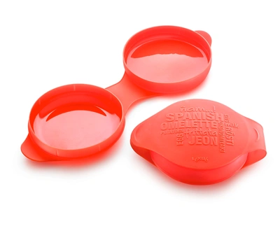 Lekue Silicone Microwave Spanish Omelette & Frittata Maker In Red