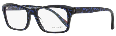 Alain Mikli Unisex Trier Eyeglasses A03095 005 Blue Memphis 54mm