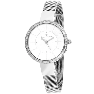 Christian Van Sant Women's Silver Dial Watch