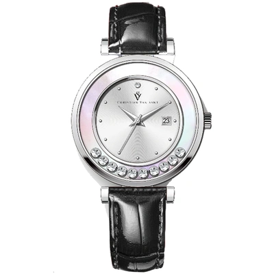Christian Van Sant Women's Bria Silver Dial Watch