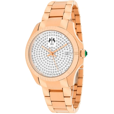 Jivago Women's Diamonds Dial Watch In White