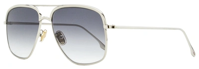Victoria Beckham Women's Navigator Sunglasses Vb200s 040 Silver 57mm