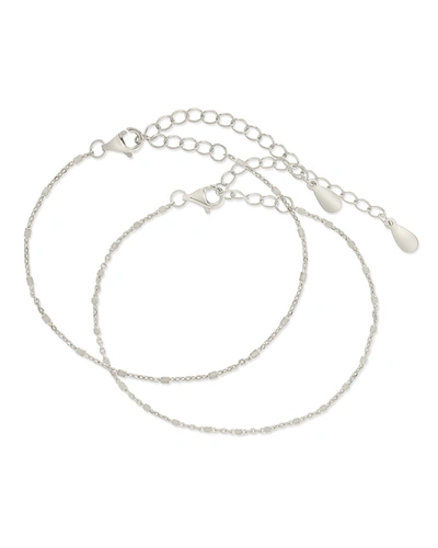Sterling Forever Sterling Silver Chloe Bracelet Set Of 2