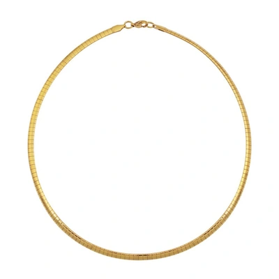Liv Oliver 18k Gold Omega Necklace