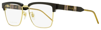 Gucci Demo Square Mens Eyeglasses Gg0605o-001 52 In Gold