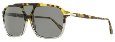 Persol Men's Navigator Sunglasses Po3223s 1130b1 Havana/beige/smoke 59mm In Grey