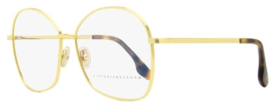 Victoria Beckham Women's Angular Eyeglasses Vb220 714 Gold 58mm