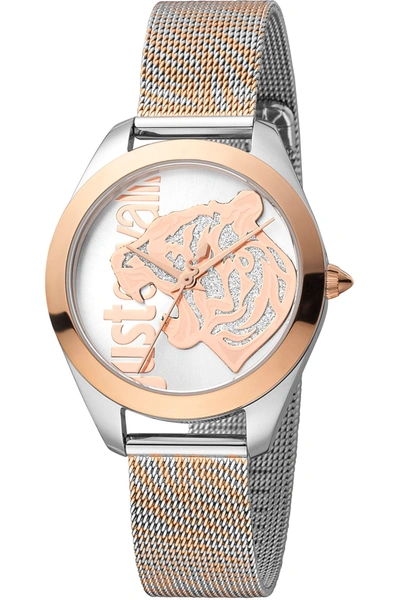 Just Cavalli Women's Pantera 32mm Quartz Watch In Gold