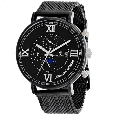 Christian Van Sant Men's Black Dial Watch