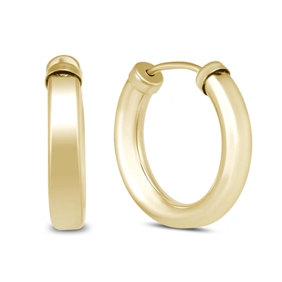 Monary 15mm 14k Yellow Gold Filled Hoop Earrings (3mm Gauge)
