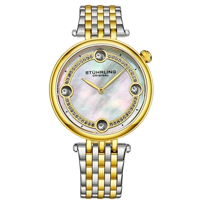 Stuhrling Original Prestom 3998 Quartz 42mm Classic In Silver