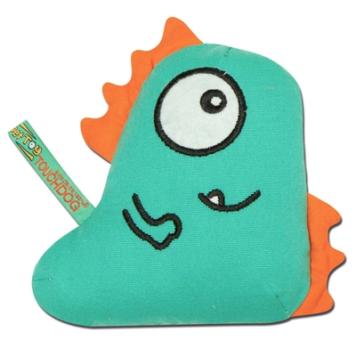 Touchdog Cartoon Shoe-faced Monster Plush Dog Toy In Green