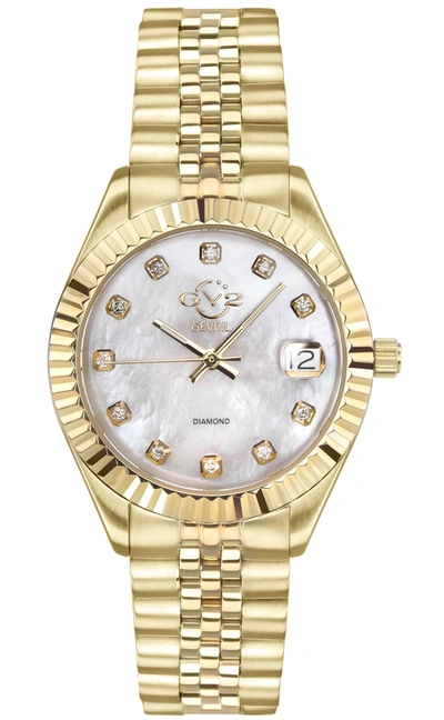 Gv2 Naples Womens Diamond Watch In Gold