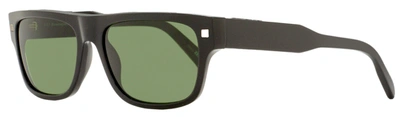 Ermenegildo Zegna Men's Rectangular Sunglasses Ez0088 01n Black 56mm