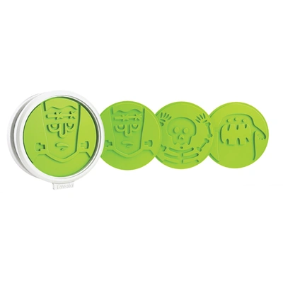 Tovolo Spooky Monster Scary Halloween Cookie Cutters, Set Of 6 In Green