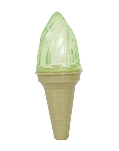 Pet Life 'lick & Gnaw' Ice Cream Cone Freezable And Chewable Tossing Waterproof Floating Pet Dog To In Green