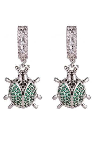Eye Candy La Brouk Earrings In Silver