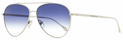 Isabel Marant Women's Milo Sunglasses Im0011s 01008 Palladium 60mm In Blue