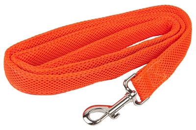 Pet Life 'aero Mesh' Breathable And Adjustable Dual Sided Thick Mesh Dog Leash In Orange