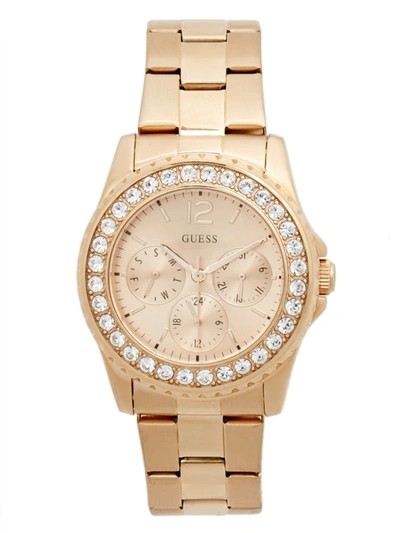 Guess Factory Rose Gold-tone Multifunction Watch