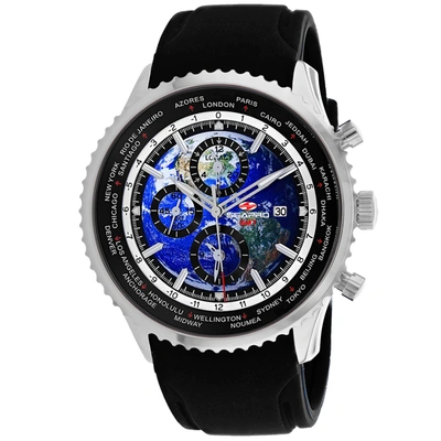 Seapro Men's Blue Dial Watch In Black