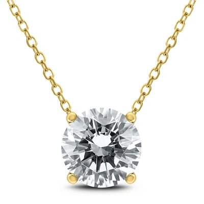 The Eternal Fit 14k 1.00 Ct. Tw. Necklace In Silver