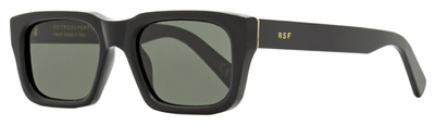 Retrosuperfuture Unisex Geometric Sunglasses Augusto Kw2 Black 53mm In Grey
