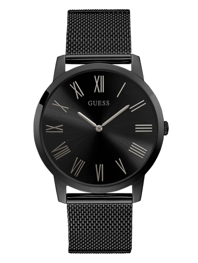 Guess Factory Black And Silver Analog Watch