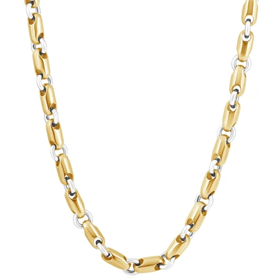 Pompeii3 Men's 14k Gold (110gram) Or Platinum (206gram) 8mm Link Chain Necklace 24"