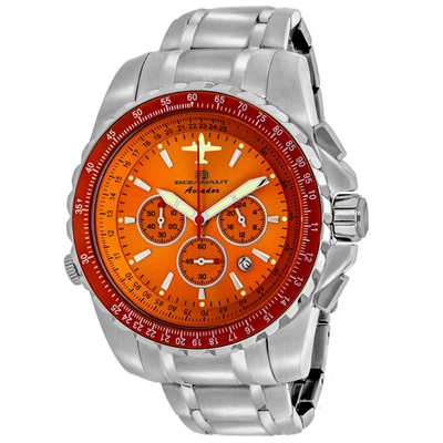 Oceanaut Men's Orange Dial Watch In Multi