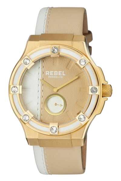 Rebel Womens Flatbush In Beige