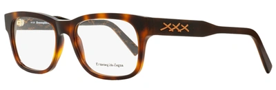 Ermenegildo Zegna Men's Xxx Eyeglasses Ez5173 052 Dark Havana 56mm In Brown