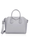 Givenchy 'medium Antigona' Sugar Leather Satchel - Grey In Pearl Grey
